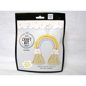 Fabric Editions Rope Craft Kit Pastel Rainbow Beginner Level Baby Shower Gift